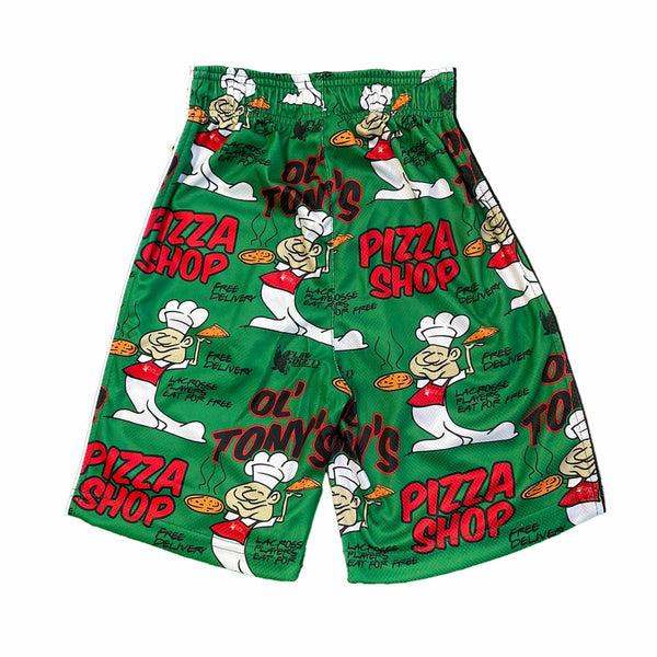 Flow Society Boys Pizza Shop Short Green