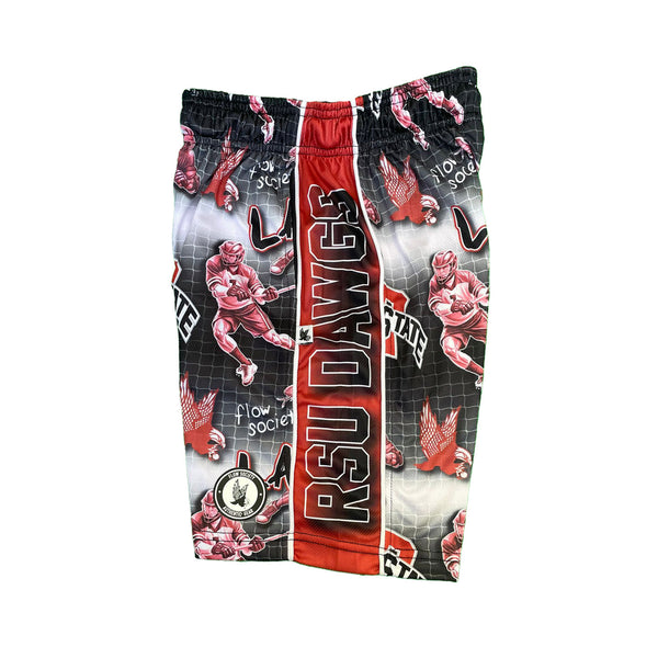 Flow Society Boys Rizz State Lax Short Black