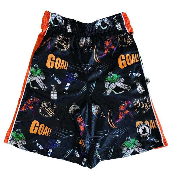 Flow Society Boys Shot On Goal Short Black