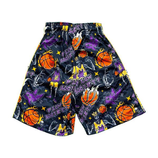 Flow Society Boys Skeleton Hoops Short Black