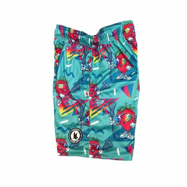 Flow Society Boys Strawberry Lax Short Green