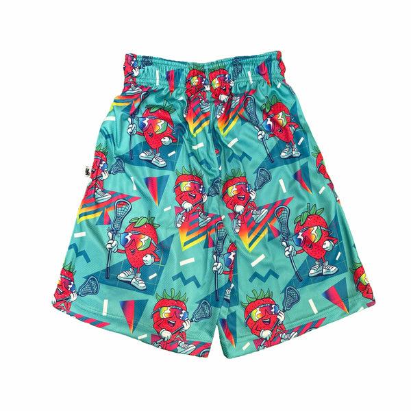 Flow Society Boys Strawberry Lax Short Green