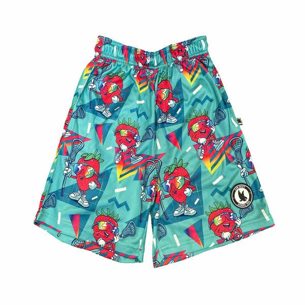 flow society Boys Strawberry Lax Short Green