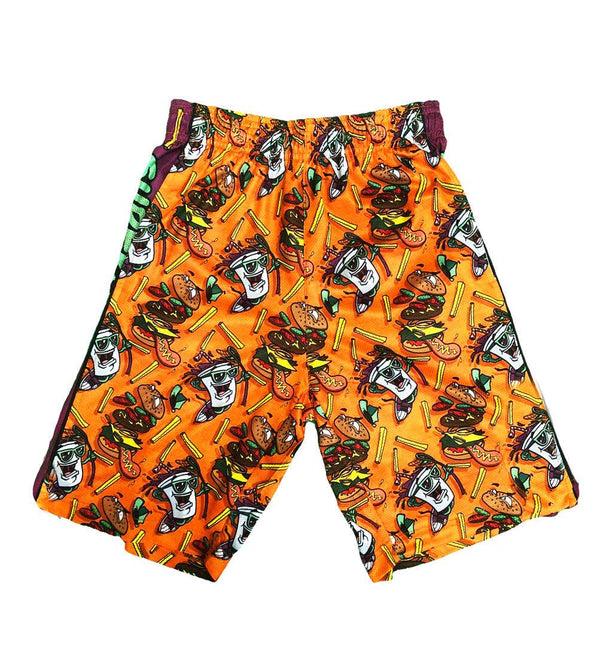 Flow Society Boys Supersize Attack Short Orange