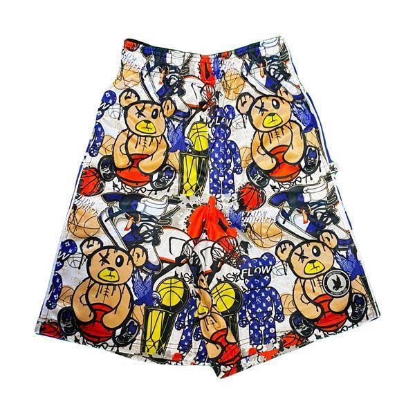Flow Society Boys Teddy Bball Short Multi