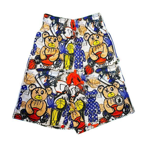 Flow Society Boys Teddy Bball Short Multi