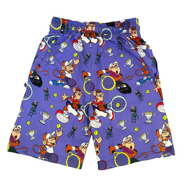 Flow Society Boys Tennis Monkey Short Purple