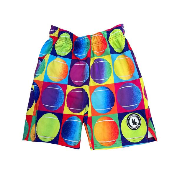 flow society Boys Tennis Pop Art Short Multi