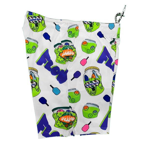 Flow Society Boys White Pickleball Jar Short White