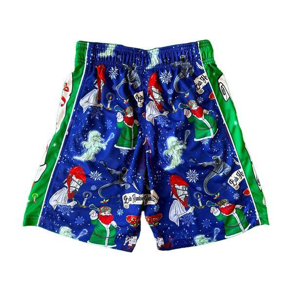 Flow Society Boys Xmas Lax Carol Short Navy