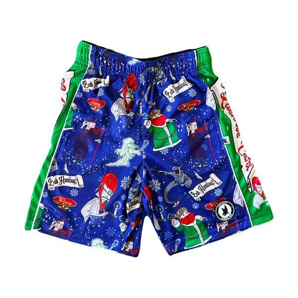 flow society Boys Xmas Lax Carol Short Navy