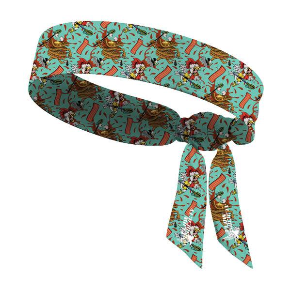flow society Chicken & Waffles Headband Blue