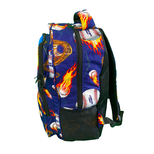 Flow Society Fastball Baseball Backpack Blue