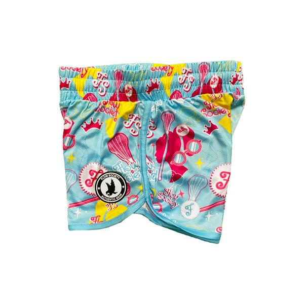 Flow Society Girls & Womens Diva Lax Short Aqua