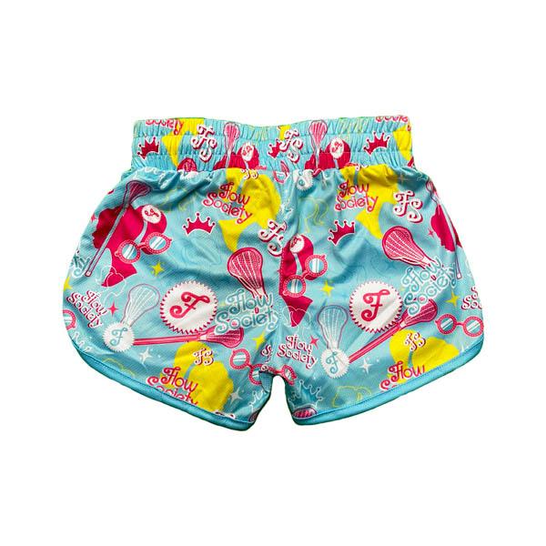 Flow Society Girls & Womens Diva Lax Short Aqua