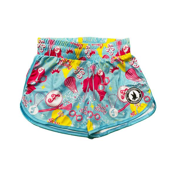 flow society Girls & Womens Diva Lax Short Aqua