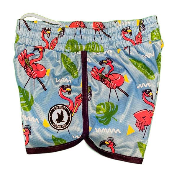 Flow Society Girls & Womens Flamingo Short Blue