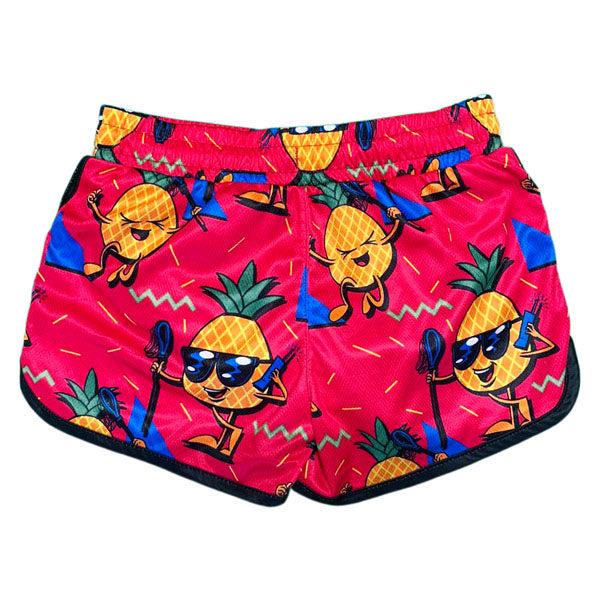 Flow Society Girls & Womens Pineapple Lax Short Pink