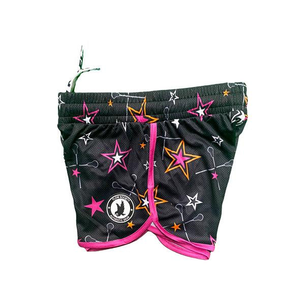 Flow Society Girls & Womens Stars N Lax Short Black