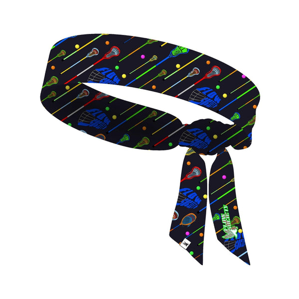 flow society Lax Stix Headband Black