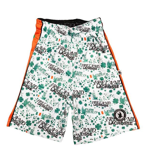 flow society Men's Irish Attack Short White