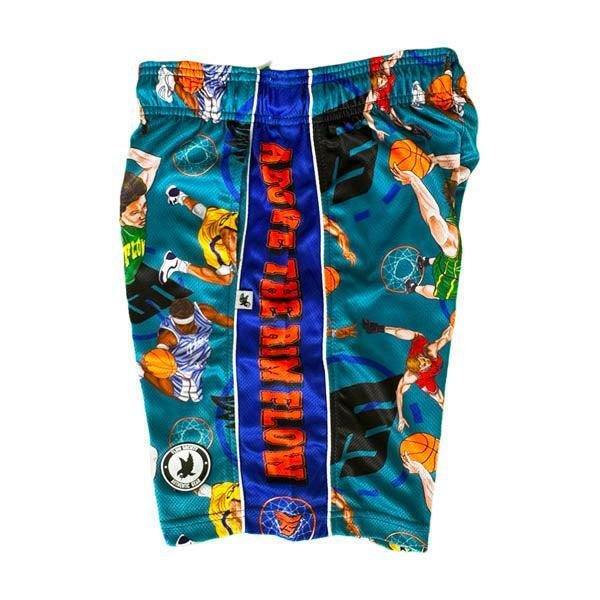 Flow Society Mens Above The Rim Short Teal