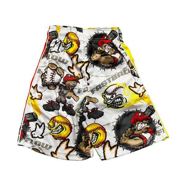 Flow Society Mens Angry Fastball Short White