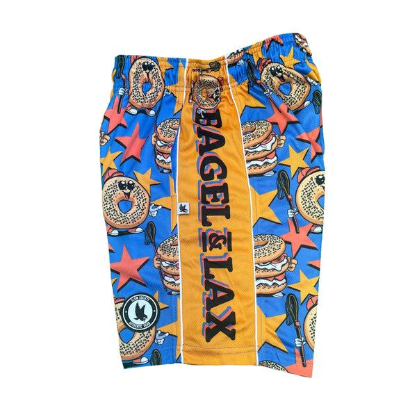 Flow Society Mens Bagel & Lax Attack Short Blue