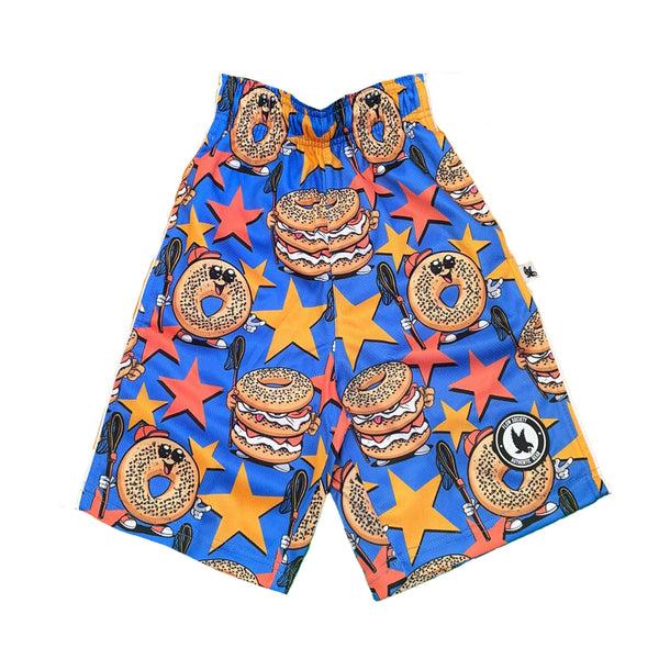 flow society Mens Bagel & Lax Attack Short Blue