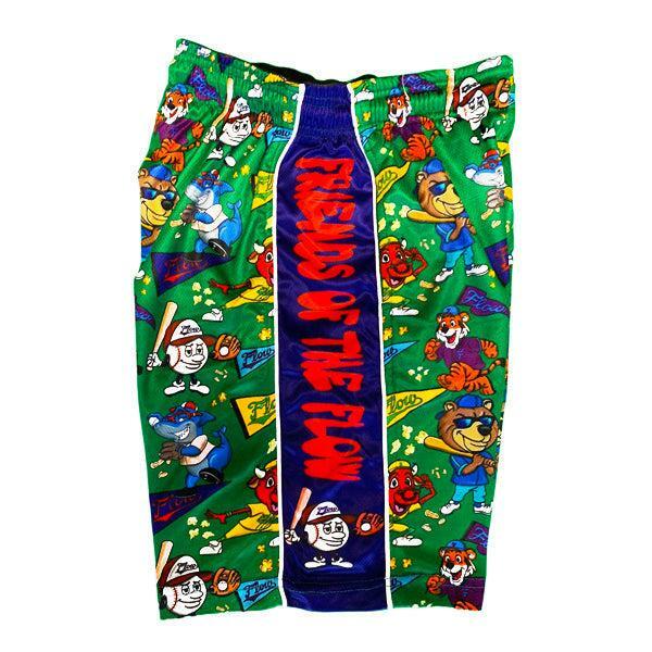 Flow Society Mens Baseball Bears Short Green