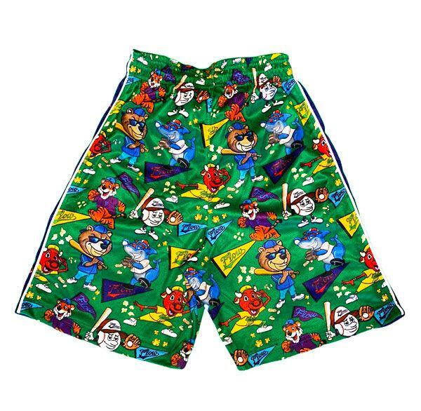 Flow Society Mens Baseball Bears Short Green