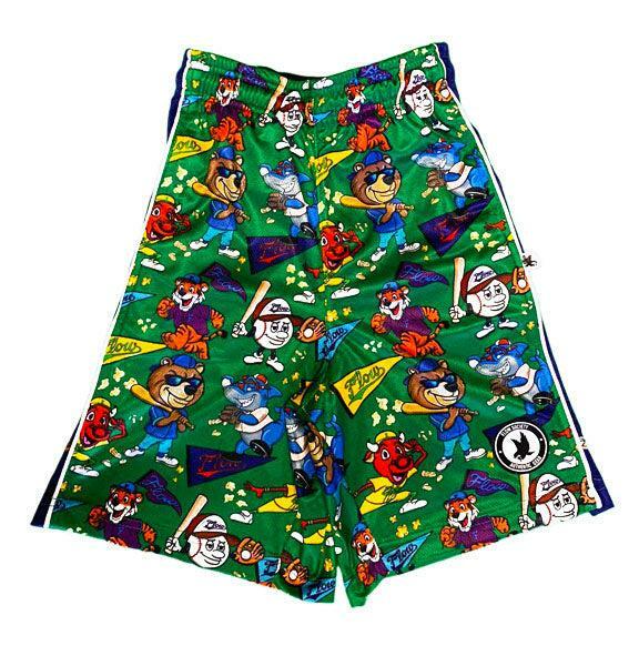 flow society Mens Baseball Bears Short Green