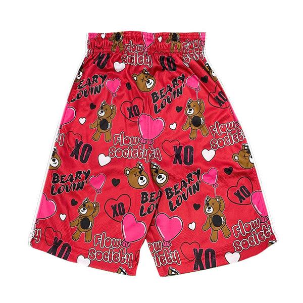 Flow Society Mens Beary Lovin' Short Red
