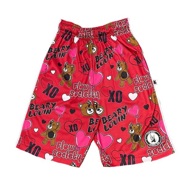 flow society Mens Beary Lovin' Short Red