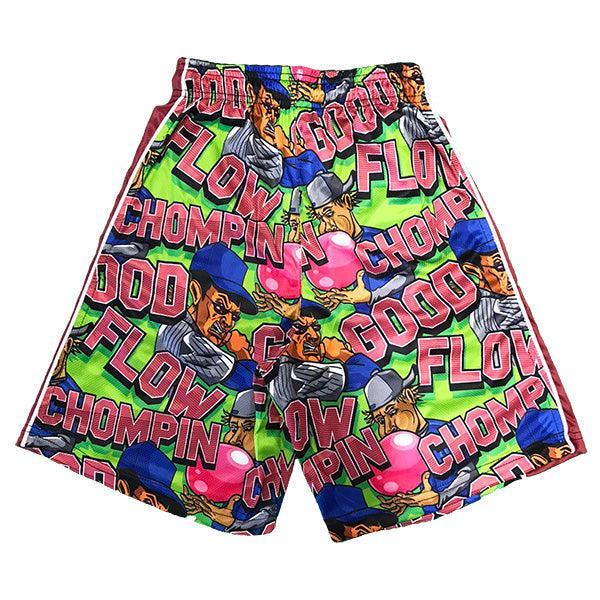 Flow Society Mens Big Chompin' Flow Short Green