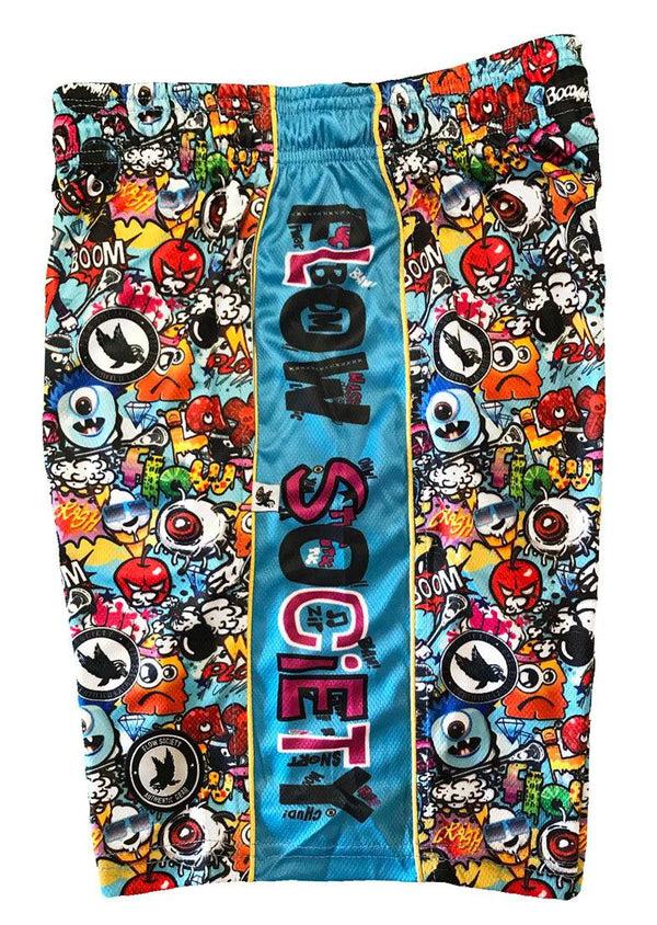 Flow Society Mens Character Flow Short Multi