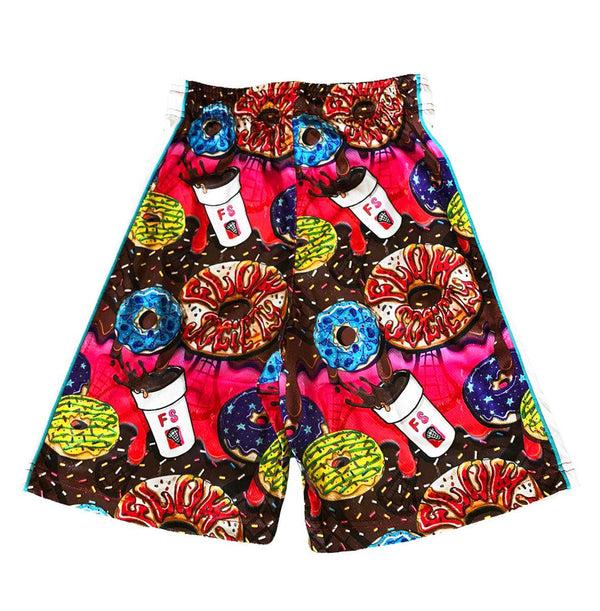 Flow Society Mens Donut Flow Attack Short Pink