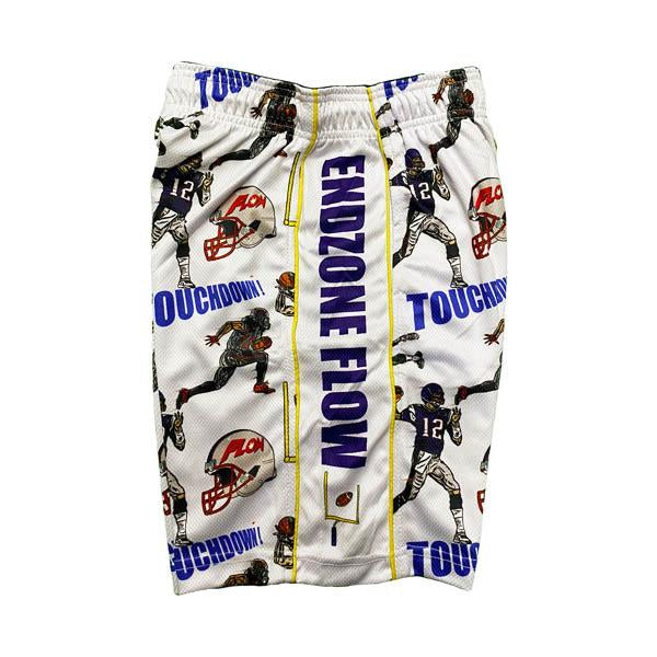 Flow Society Mens End Zone Short White