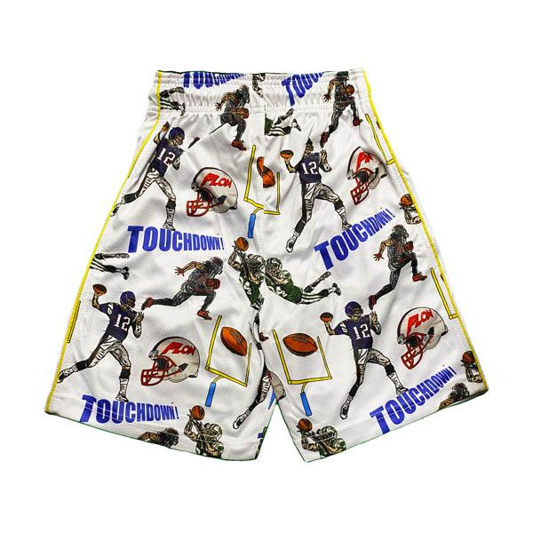 Flow Society Mens End Zone Short White