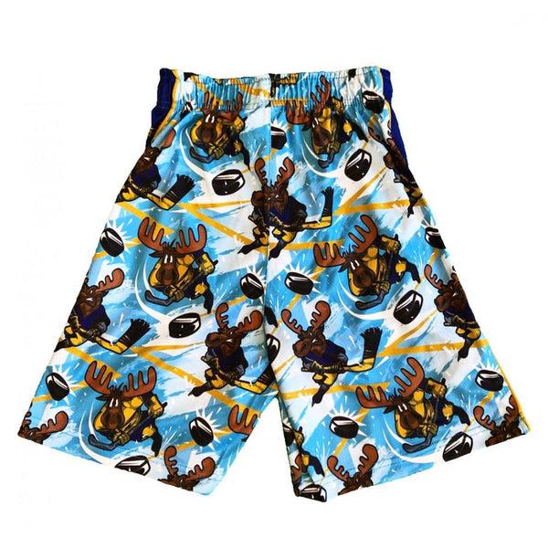 Flow Society Mens Face Off Attack Short Blue