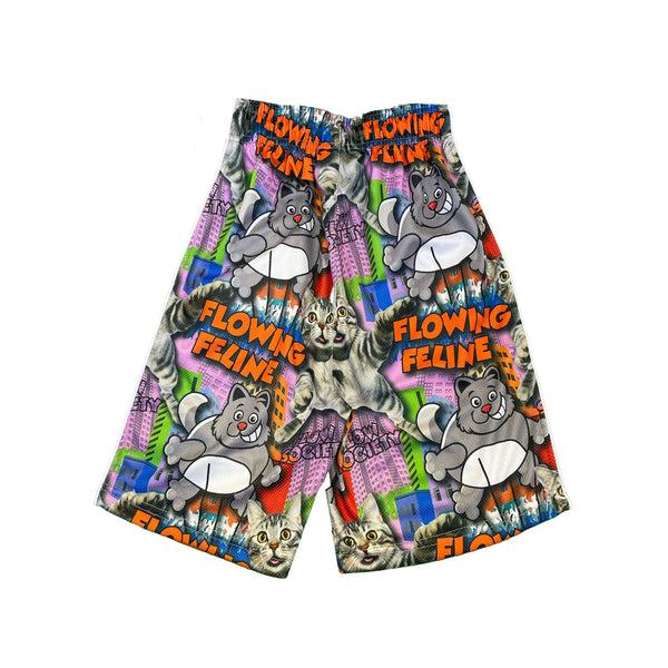 Flow Society Mens Feline Flow Short Lavender