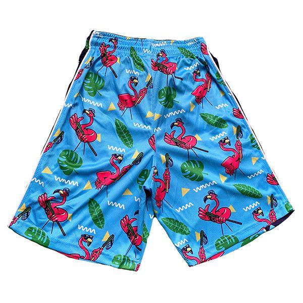 Flow Society Mens Flamingo Flow Attack Short Blue