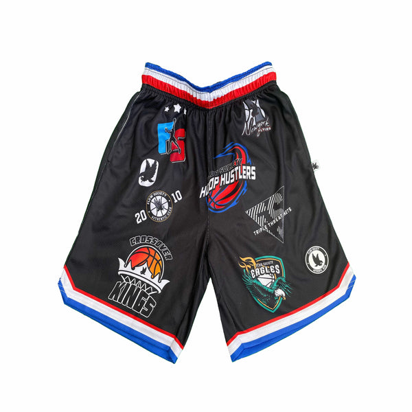 flow society Mens Flogos Basketball Short Black