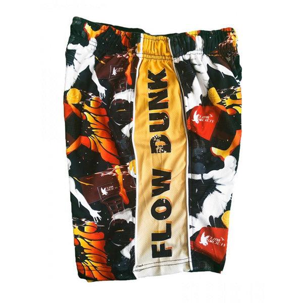 Flow Society Mens Flow Dunk Attack Short Black/Red
