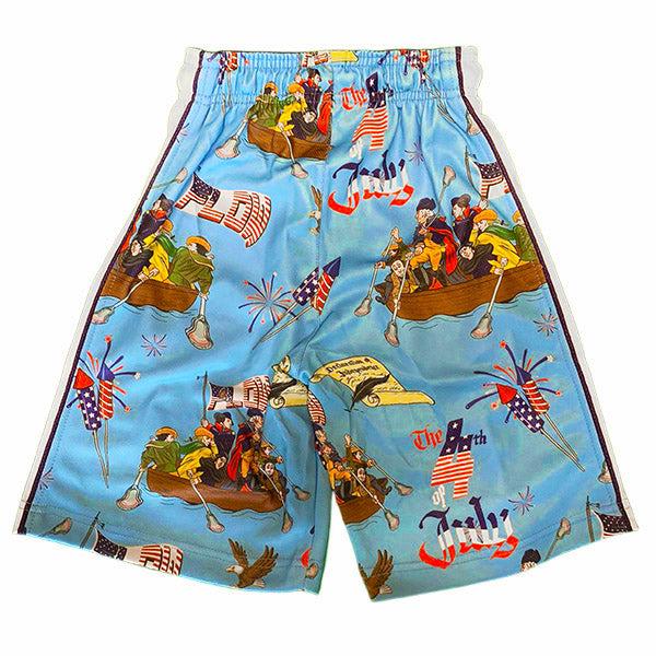 Flow Society Mens Flow July 4th Short Blue