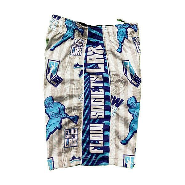 Flow Society Mens Flow Lax Society Short Blue