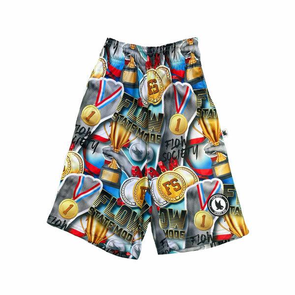 flow society Mens Flow State Medal Short Multi