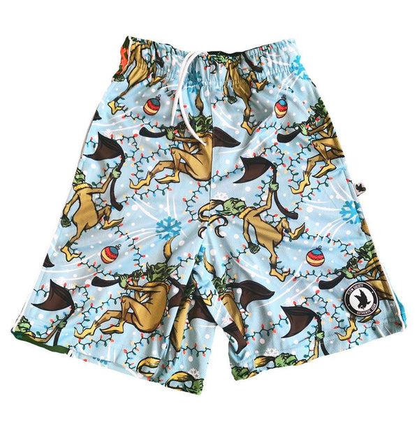 Flow Society Mens Grouch Attack Short Blue