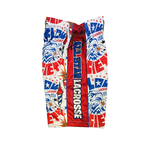 Flow Society Mens Kaboom All Star Lax Short Multi