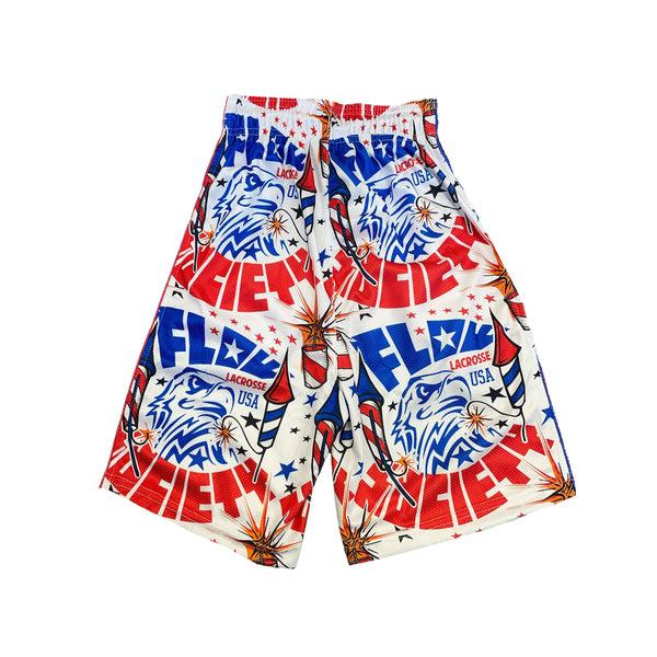Flow Society Mens Kaboom All Star Lax Short Multi